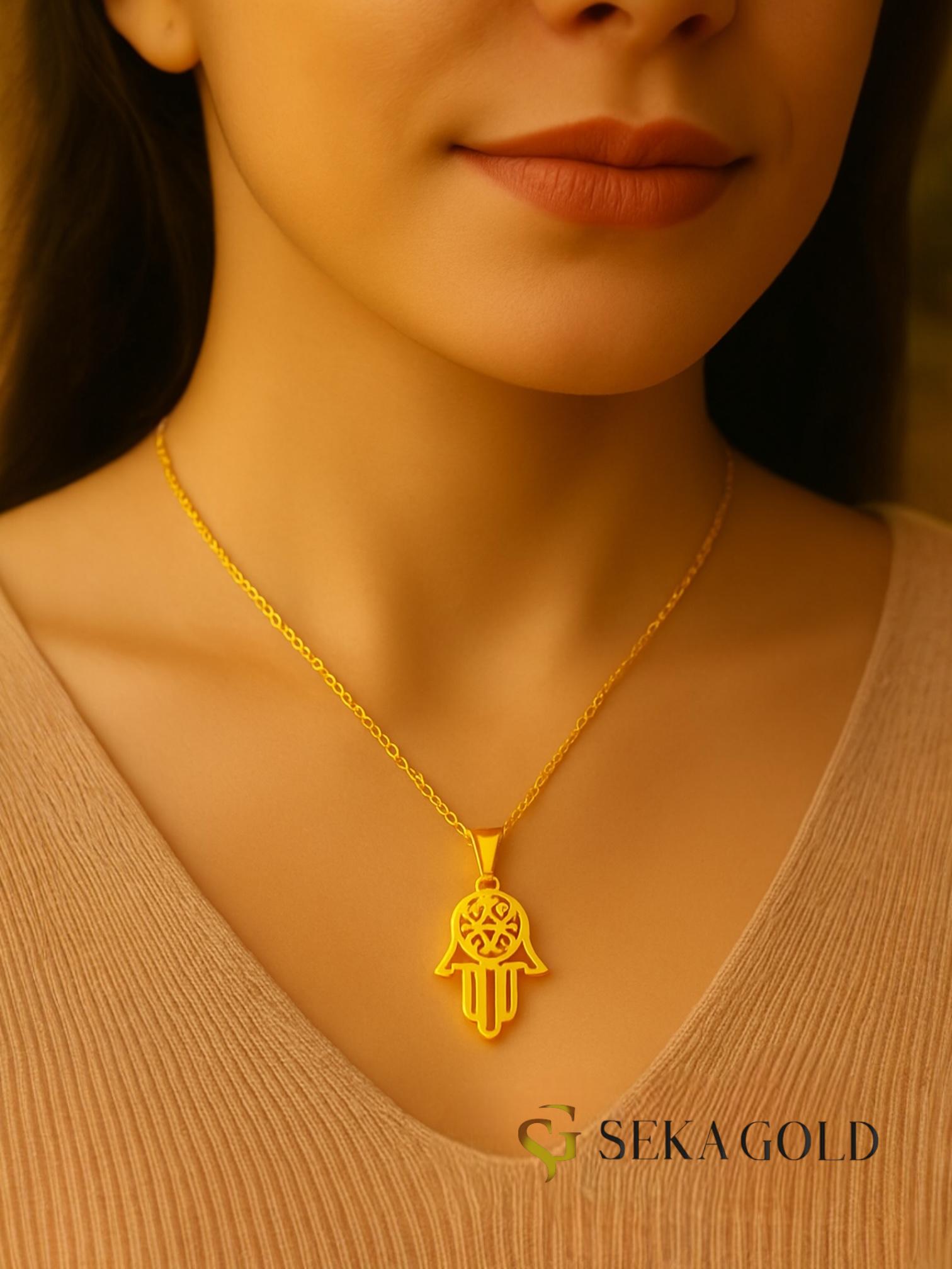 Hamsa Eli (Fatma'nın Eli) – 925 Ayar Gümüş