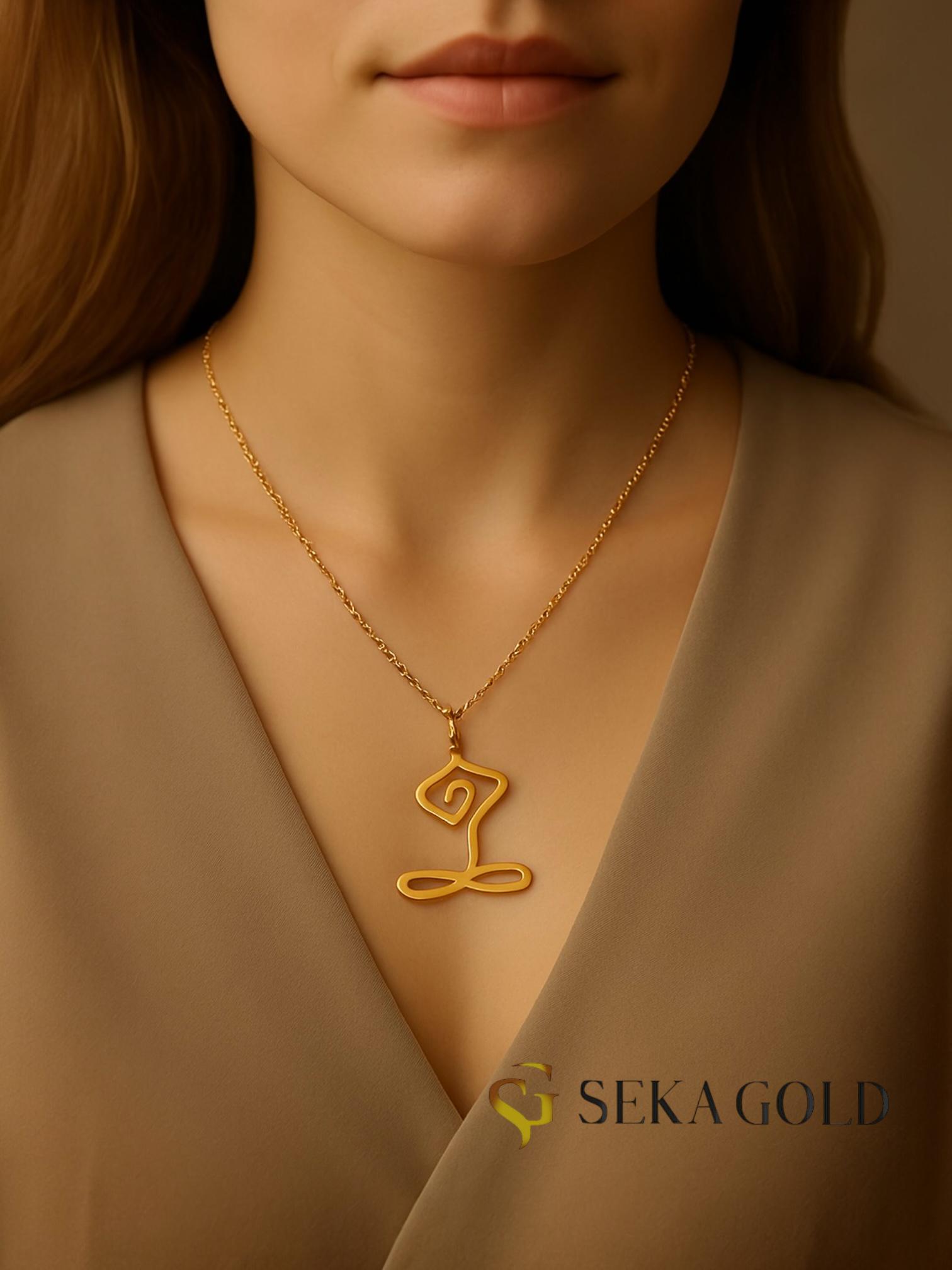 Meditasyon Figürü Kolye  – 925 Ayar Gümüş